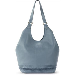The Sak Roma Shopper tote bag in a blue leather